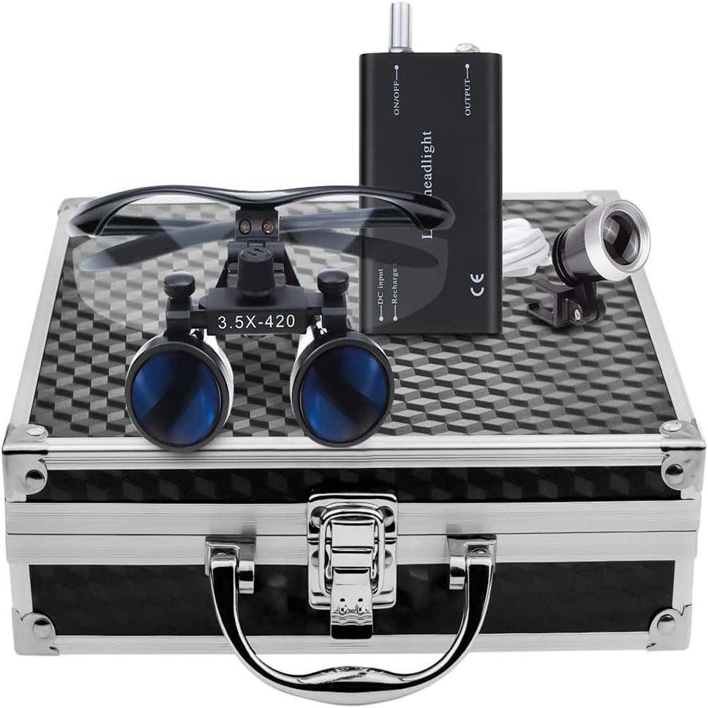 Zooming Loupes with LED for Dental & Surgical Precision