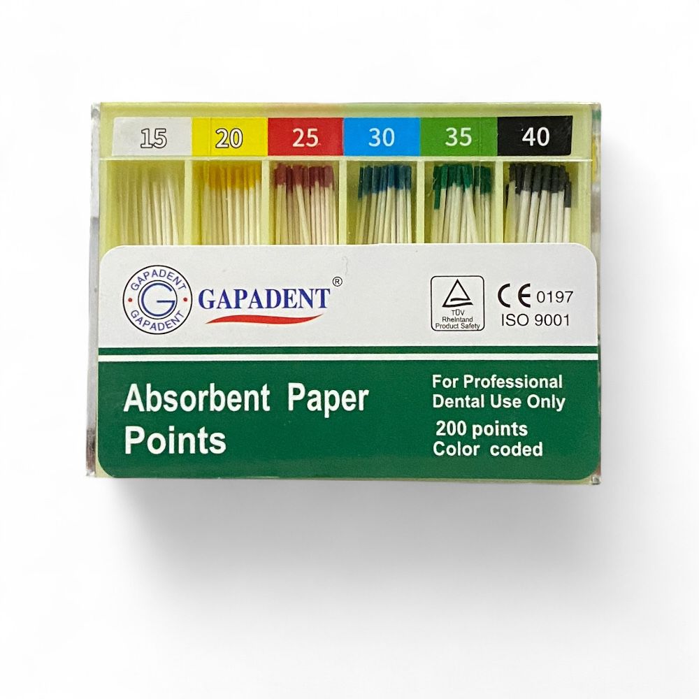 PP K files Conventional Absorbent Paper Points (GapaDent)